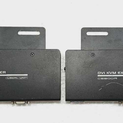 ATEN INTERNATIONAL CE600R REMOTE WITH CE600L LOCAL DVI KVM E