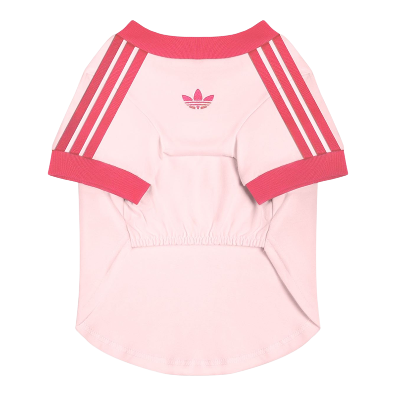 Adidas经典元素刺绣萌趣宠物T恤