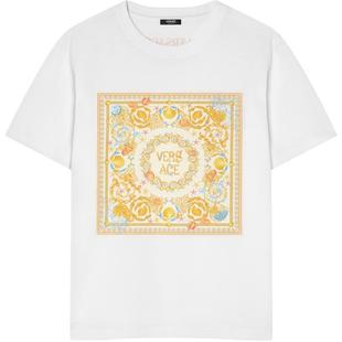 【季末优惠】VERSACE/范思哲 女士Underwater Barocco T恤