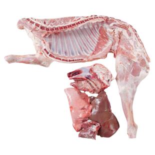 塞外羊肉哥新疆尉犁县罗布羊现宰半羊冰鲜整羊碱性羊肉产地顺丰