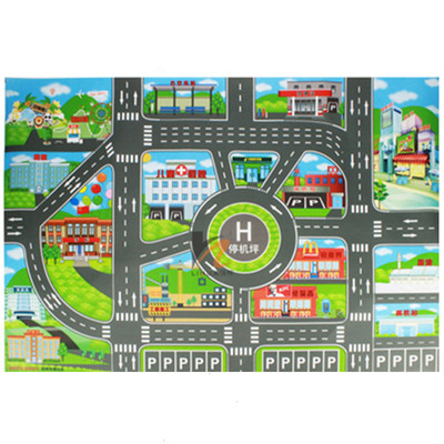 城市停车场景交通地图