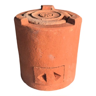 复古老式小火炉直身红泥炭炉煮茶炉明火户外陶瓷柴烧家用炭茶炉