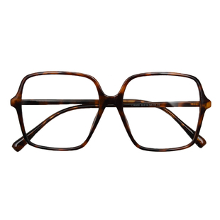 超轻TR90大框方形眼镜框男女近视可配度数变色素颜大脸圆脸显脸小