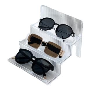 眼镜展示架透明亚克力眼镜架子多层陈列眼镜店道具太阳镜墨镜支架
