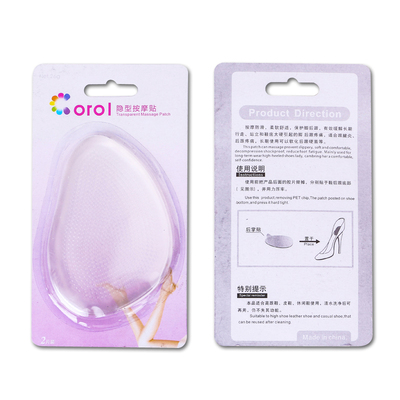 硅胶超薄透明防痛脚掌前半垫