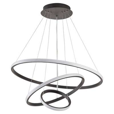 广东中山灯具餐厅吊灯三环吧台饭厅饭桌led现代简约网红吊灯北欧