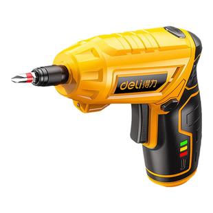 得力电动螺丝刀充电式小型家用电钻多功能迷你锂电电批枪工具套装