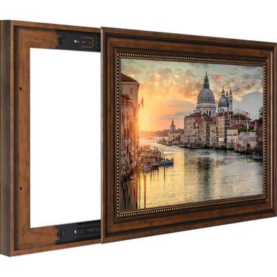 美式推拉液压可定制装饰画电表箱