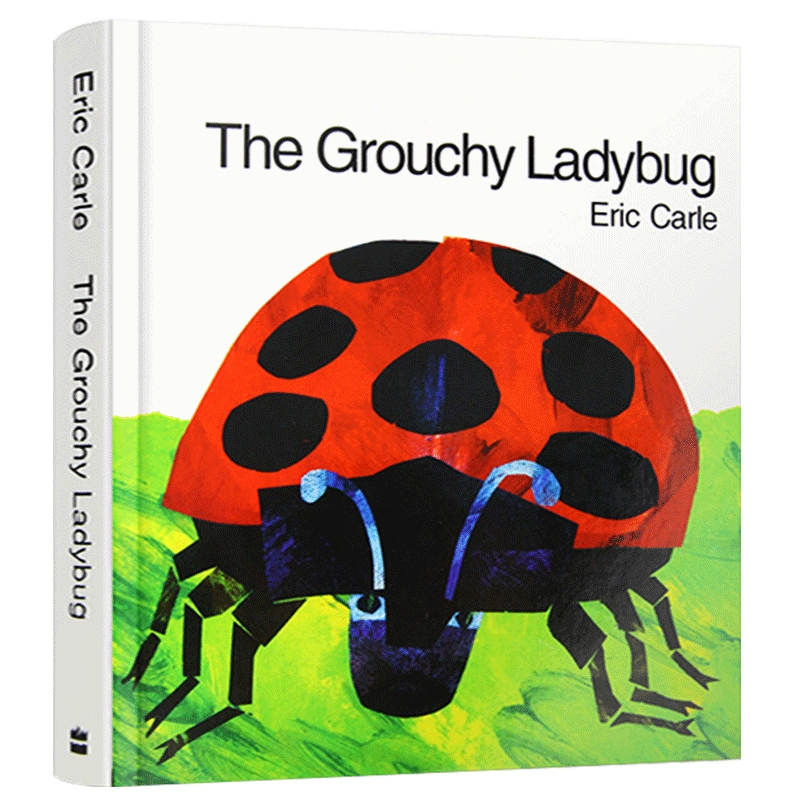 爱生气的瓢虫 The Grouchy Ladybug英文原版坏脾气瓢虫英文版 0-4岁幼儿童英语早教启蒙绘本趣味玩具纸板书 Eric Carle进口书