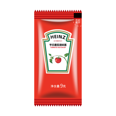 亨氏番茄酱9克X50袋家用小包装