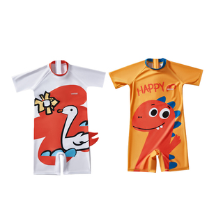 儿童泳衣裤女宝宝泳衣男孩泳装分体连体男女童游泳衣3岁2023新款