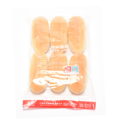 贝可士多彩大热狗面包胚松软弹性