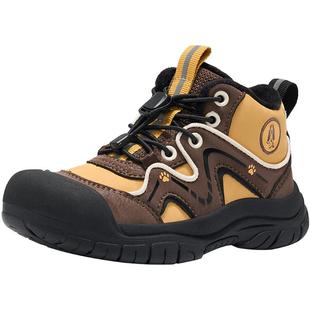 暇步士童鞋儿童运动鞋男童冬季新款休闲软底户外登山加绒保暖棉鞋