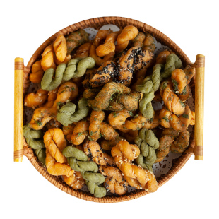 宁波特产鼓楼矮酥油赞子礼盒装网红海苔麻花酥类零食伴手大礼包