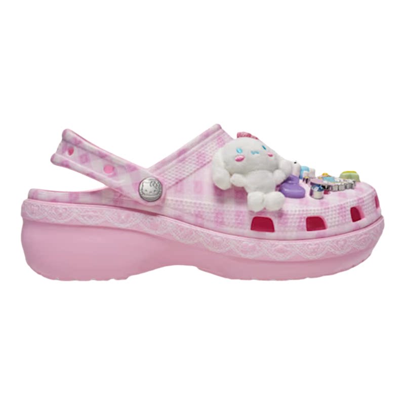 CROCS卡骆驰 HELLO KITTY联名女Platform经典云朵洞洞鞋212683