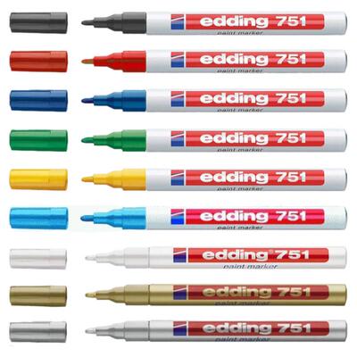 德国爱丁油漆笔防水防水耐酒精