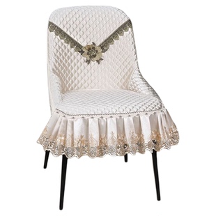 弧形椅子套罩高级感全包餐椅套扶手异形半圆形家用椅子保护套C14