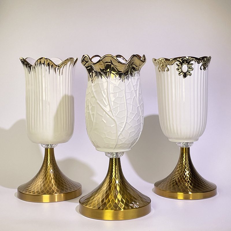 轻奢陶瓷花瓶摆件工艺品水玄关造型插花养北欧酒柜几何家居装饰