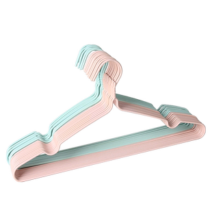 象太郎日式浸塑晒加粗晾衣架宿舍学生阳台家用儿童防滑无痕挂钩