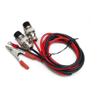 巨能电腐蚀打标头M4连接红黑红色黑色通用打标线正负一套ECMM插线