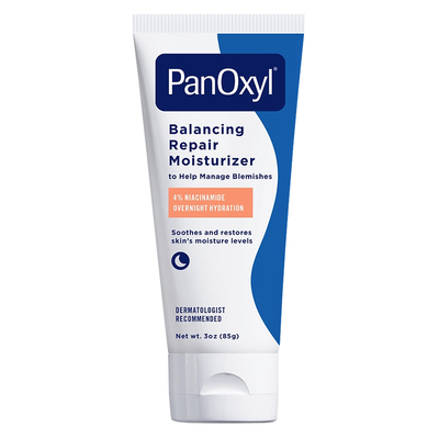 PANOXYL夜间保湿面霜pm乳控油补水滋润晚霜平衡修复4%烟酰胺 临期