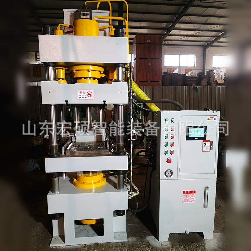 艾塔艾饼茶叶饼挤压成型油压机中药艾草艾柱全自动粉末成型液压机