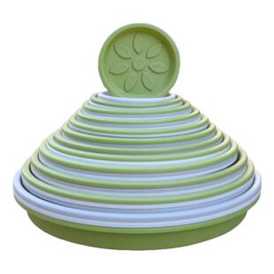 树脂花盆托盘塑料花托底座加厚接水托盘花盘底托花架盆景花盒垫底