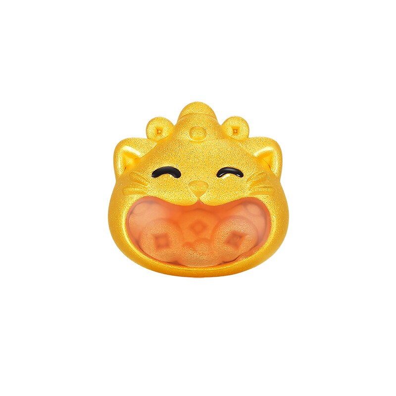 天美珠宝黄金小财猫转运珠