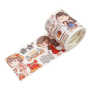 青檬手帐屋小麻薯套装随心配贴纸离型本超值许愿手账用品胶带豪华