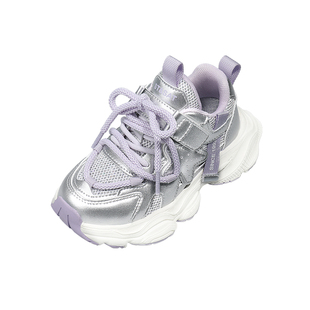 星期六童鞋老爹鞋女2025冬季新款厚底百搭潮流校园休闲学生运动鞋