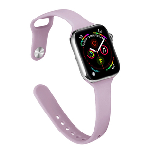 KASO适用于applewatchS10硅胶小蛮腰s11表带苹果手表S9代硅胶s8小蛮腰表带iwatch表带春se表带运动透气Ultra2