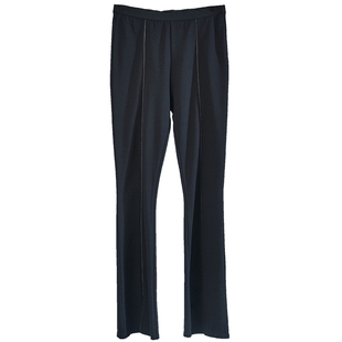 日着原创设计女裤2025年夏季新款微喇叭裤型九分外穿薄款打底裤子