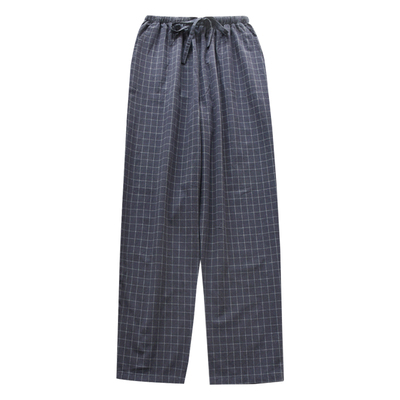 睡裤无印风日系春秋夏季纯棉长裤