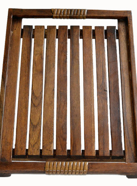 泰国简易方形实木日式风家用茶盘