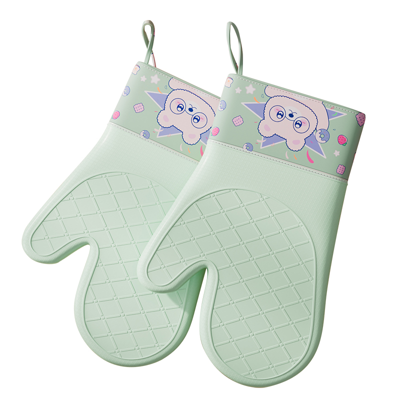 恒品防烫手套隔热烤箱专用厨房烘焙用微波炉锅把手耐高温硅胶防滑