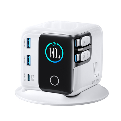 机乐堂小云堡140w智显桌面充电站