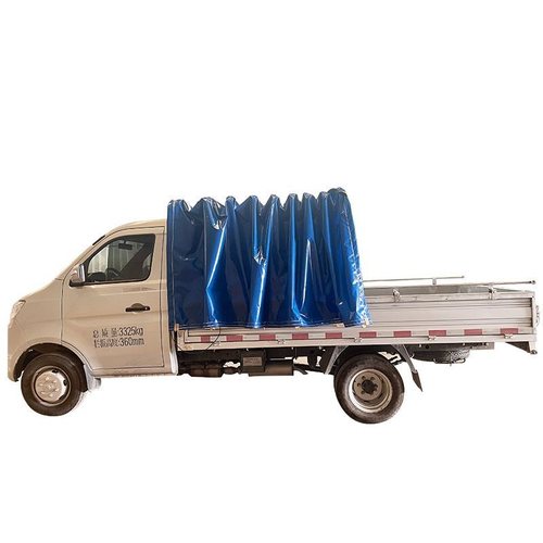 货车推拉雨棚五菱轻卡伸缩式折叠篷布车棚微卡手推防水雨防晒篷布