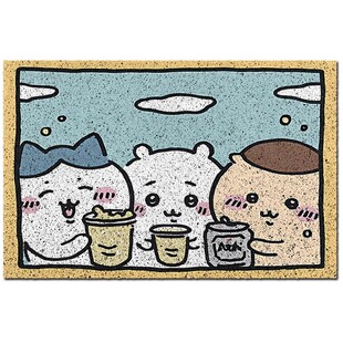 入户门地垫门外进门门口高级感吉伊卡哇合照丝圈地垫入户门内地垫