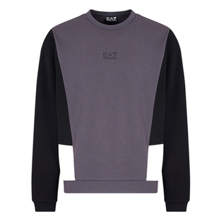 Armani/阿玛尼EA7 男士时尚拼色圆领套头卫衣 7M000278 AF12660