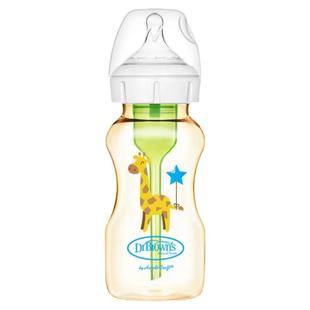 布朗博士奶瓶PPSU玻璃新生儿宽口径0-6个月以上防呛防胀气原装