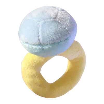 X3COMMUNE夏日告白爱心毛绒大钻戒玩具情侣学生趣味玩偶节日礼物