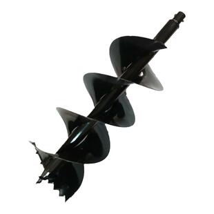 地钻合金钻头打洞机双叶螺旋钻杆钻土机打孔机钻冰种树挖坑机钻头