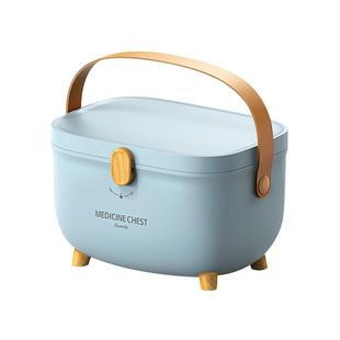 药箱家庭装药物收纳盒家用大容量急救药箱多层医药箱可爱小型药箱