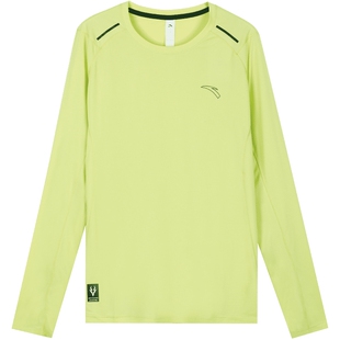 安踏长袖t恤男士2026春季新款跑步速干衣训练内搭透气运动服上衣