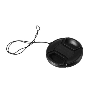 无字镜头盖37/40.5/43/58/62/67/72/82mm合适佳能小痰盂盖防丢绳