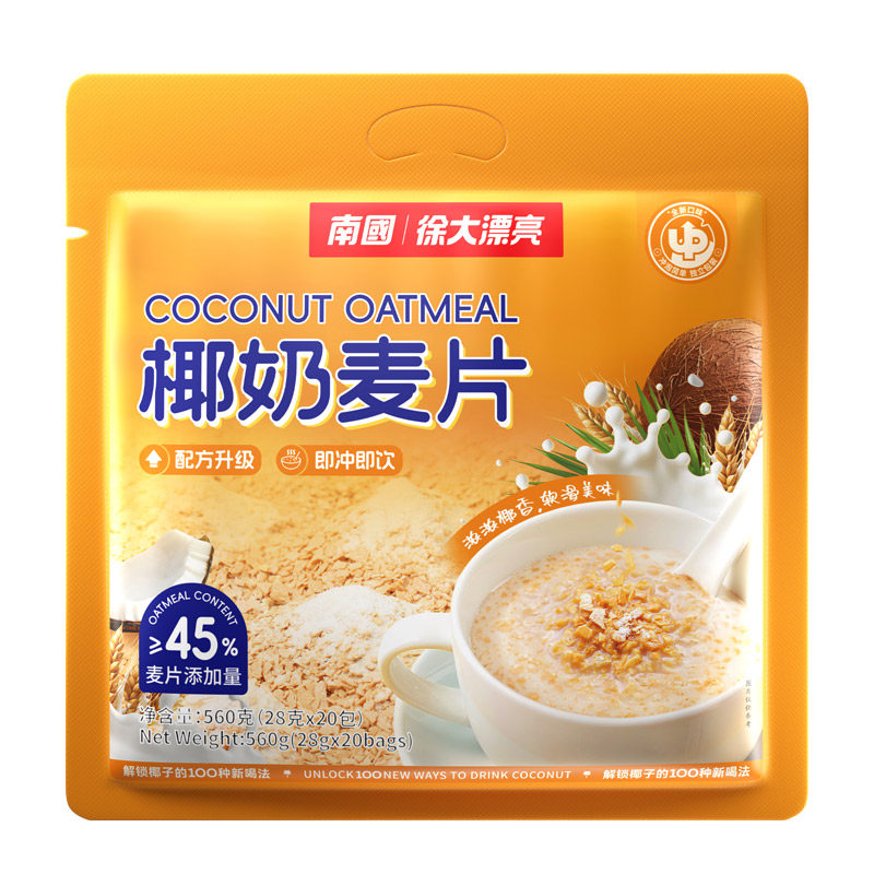 海南560克独立小袋椰奶麦片