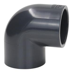 台湾三厘鱼缸管件90度弯头UPVC给水管件弯头内牙弯头90°水管接头