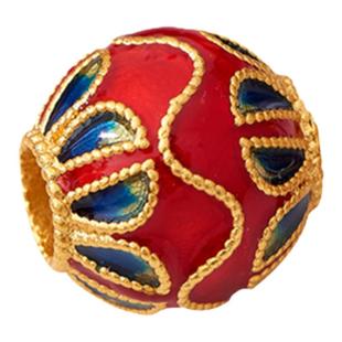 古法沙金久不掉色金木水火土节珠桶珠DIY手串手链配件隔珠情侣款