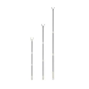 格美居撑衣杆家用伸缩铝合金晾衣杆阳台叉衣杆加长取衣服丫叉挑杆