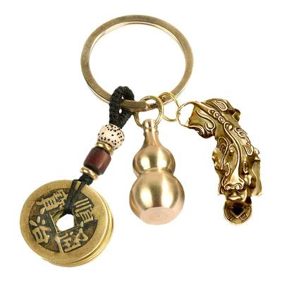 纯铜中式钥匙扣办公室挂件